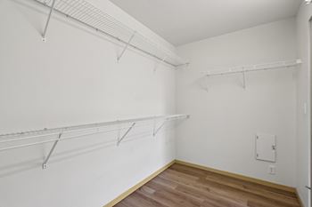 Spacious closets*